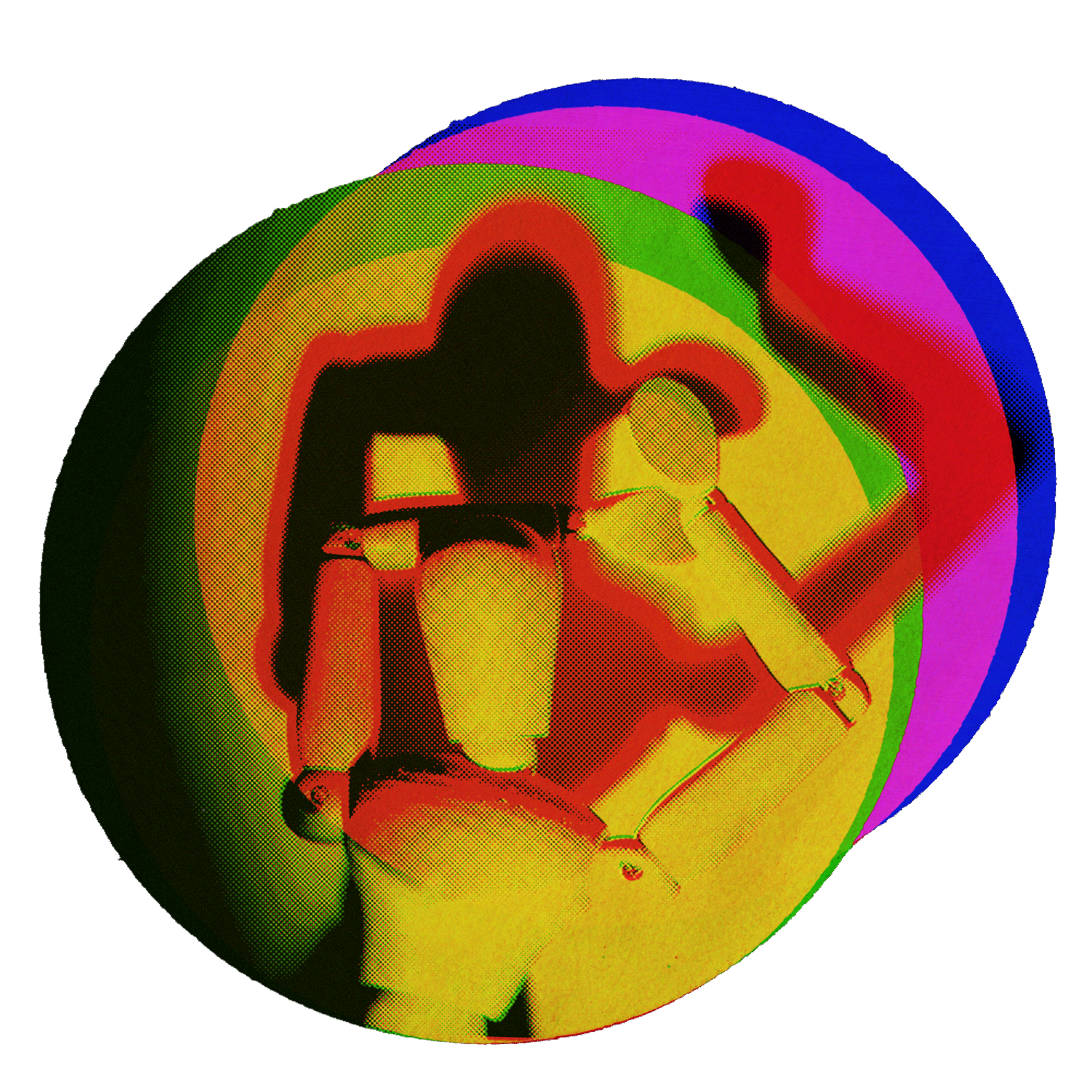 A wooden mannequin appears to be striking a provocative pose; butthe shadow it casts suggests a state of distress